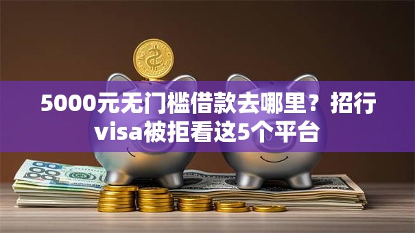 5000元无门槛借款去哪里？招行visa被拒看这5个平台