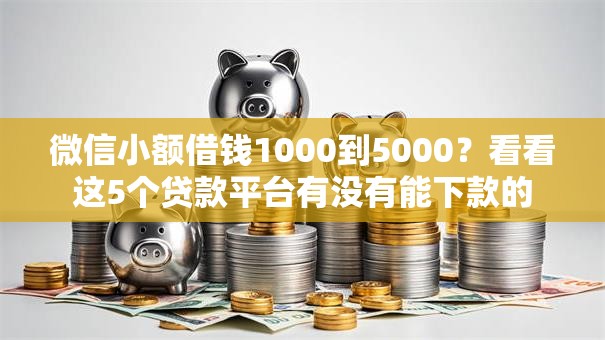 微信小额借钱1000到5000?看看这5个贷款平台有没有能下款的 微信小额借钱1000到5000?看看这5个贷款平台有没有能下款的