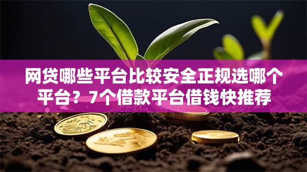 网贷哪些平台比较安全正规选哪个平台？7个借款平台借钱快推荐