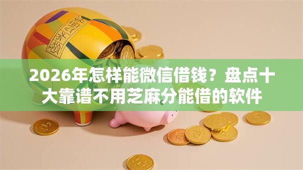2026年怎样能微信借钱?盘点十大靠谱不用芝麻分能借的软件 2026年怎样能微信借钱?盘点十大靠谱不用芝麻分能借的软件