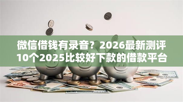 微信借钱有录音?2026最新测评10个2025比较好下款的借款平台 微信借钱有录音?2026最新测评10个2025比较好下款的借款平台