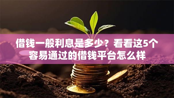 借钱一般利息是多少?看看这5个容易通过的借钱平台怎么样 借钱一般利息是多少?看看这5个容易通过的借钱平台怎么样