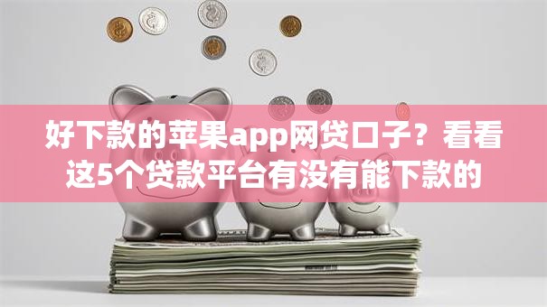好下款的苹果app网贷口子？看看这5个贷款平台有没有能下款的
