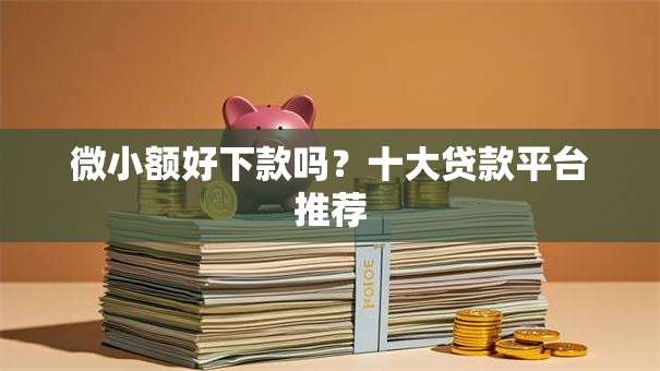 微小额好下款吗?十大贷款平台推荐 微小额好下款吗?十大贷款平台推荐
