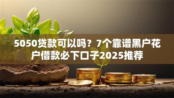 5050贷款可以吗？7个靠谱黑户花户借款必下口子2025推荐