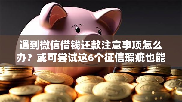 遇到微信借钱还款注意事项怎么办？或可尝试这6个征信瑕疵也能借网贷轻松下款的软件