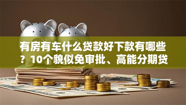 有房有车什么贷款好下款有哪些?10个貌似免审批、高能分期贷款平台新秀合集 有房有车什么贷款好下款有哪些?10个貌似免审批、高能分期贷款平台新秀合集