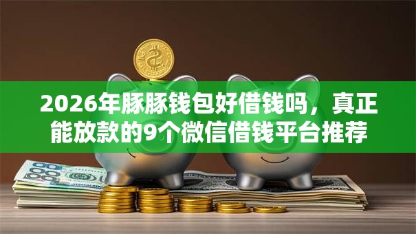 2026年豚豚钱包好借钱吗,真正能放款的9个微信借钱平台推荐 2026年豚豚钱包好借钱吗,真正能放款的9个微信借钱平台推荐
