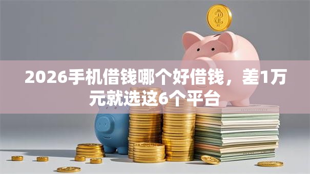 2026手机借钱哪个好借钱，差1万元就选这6个平台