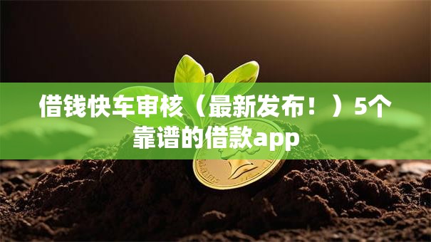 借钱快车审核（最新发布！）5个靠谱的借款app