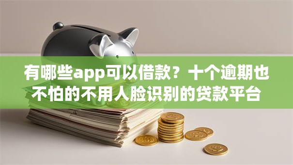 有哪些app可以借款？十个逾期也不怕的不用人脸识别的贷款平台