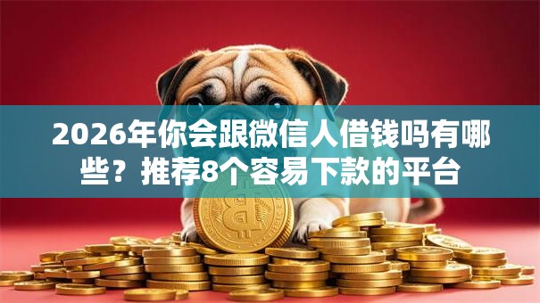 2026年你会跟微信人借钱吗有哪些？推荐8个容易下款的平台