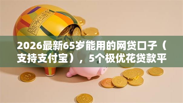 2026最新65岁能用的网贷口子（支持支付宝），5个极优花贷款平台无私分享