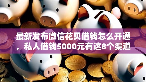 最新发布微信花贝借钱怎么开通，私人借钱5000元有这8个渠道