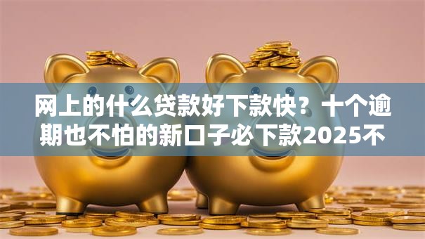 网上的什么贷款好下款快？十个逾期也不怕的新口子必下款2025不查征信