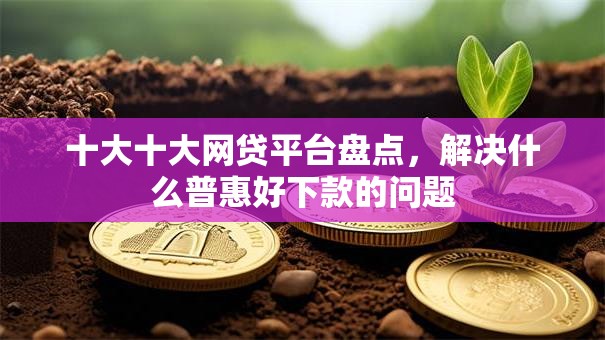 十大十大网贷平台盘点，解决什么普惠好下款的问题