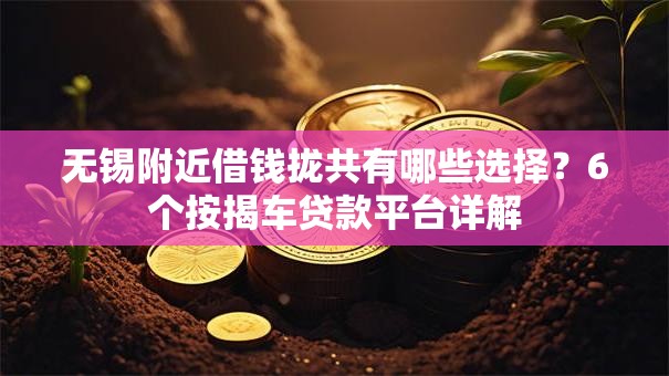 无锡附近借钱拢共有哪些选择？6个按揭车贷款平台详解