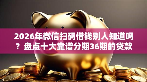 2026年微信扫码借钱别人知道吗？盘点十大靠谱分期36期的贷款平台