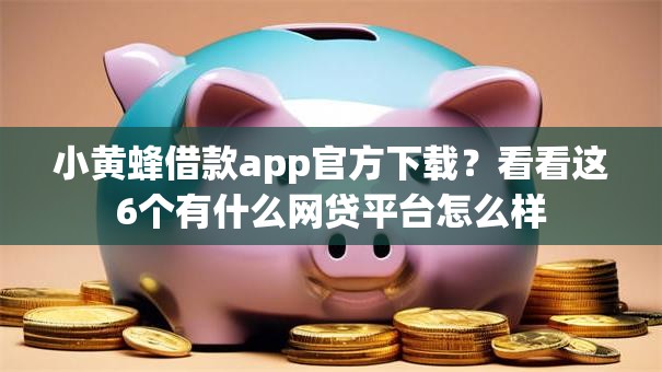 小黄蜂借款app官方下载?看看这6个有什么网贷平台怎么样 小黄蜂借款app官方下载?看看这6个有什么网贷平台怎么样