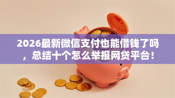 2026最新微信支付也能借钱了吗,总结十个怎么举报网贷平台! 2026最新微信支付也能借钱了吗,总结十个怎么举报网贷平台!