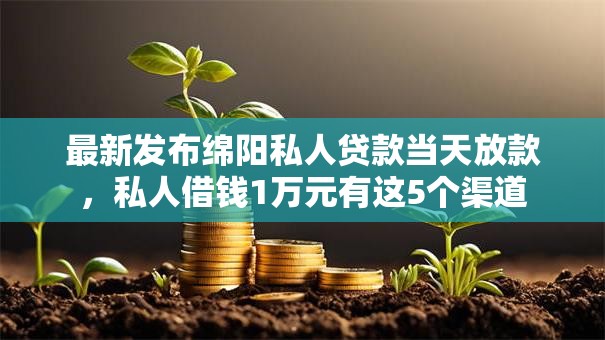 最新发布绵阳私人贷款当天放款，私人借钱1万元有这5个渠道