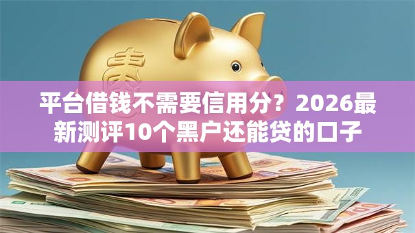 平台借钱不需要信用分？2026最新测评10个黑户还能贷的口子