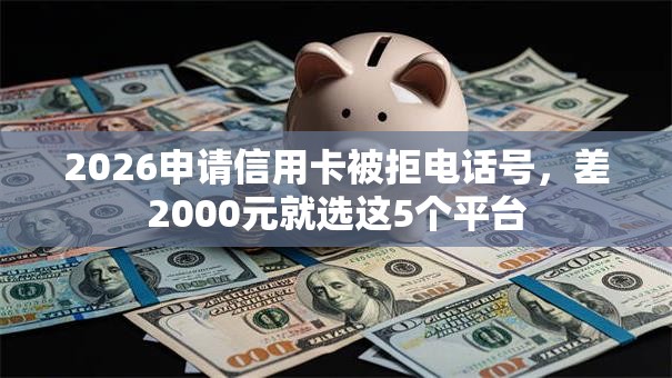 2026申请信用卡被拒电话号，差2000元就选这5个平台