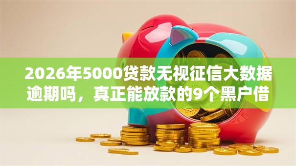 2026年5000贷款无视征信大数据逾期吗，真正能放款的9个黑户借1000借款平台能放款推荐