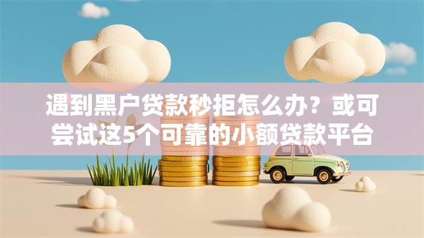 遇到黑户贷款秒拒怎么办？或可尝试这5个可靠的小额贷款平台