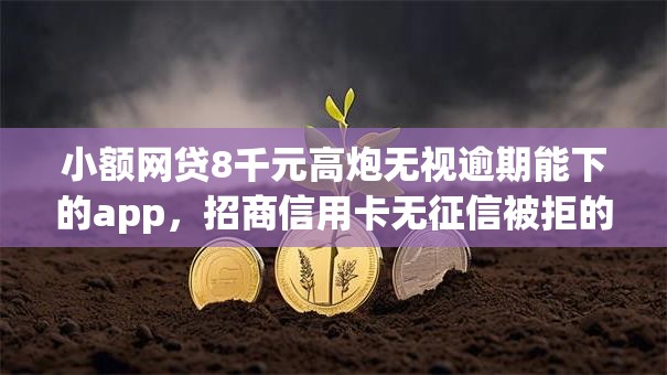 小额网贷8千元高炮无视逾期能下的app,招商信用卡无征信被拒的8个平台介绍 小额网贷8千元高炮无视逾期能下的app,招商信用卡无征信被拒的8个平台介绍
