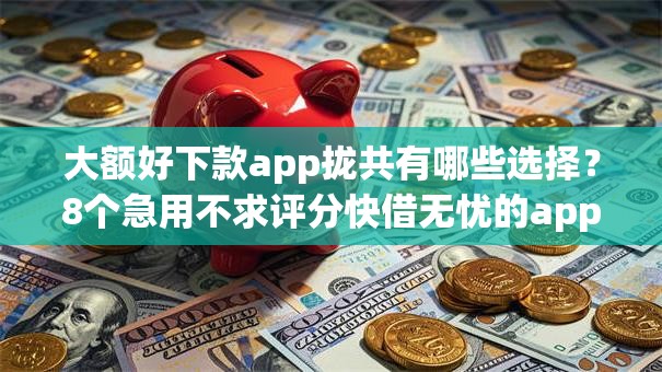 大额好下款app拢共有哪些选择？8个急用不求评分快借无忧的app详解