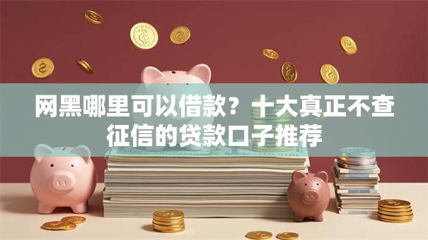 网黑哪里可以借款?十大真正不查征信的贷款口子推荐 网黑哪里可以借款?十大真正不查征信的贷款口子推荐