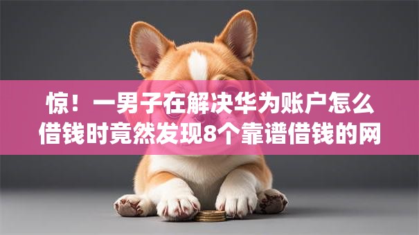 惊！一男子在解决华为账户怎么借钱时竟然发现8个靠谱借钱的网贷app，事后分享了出来