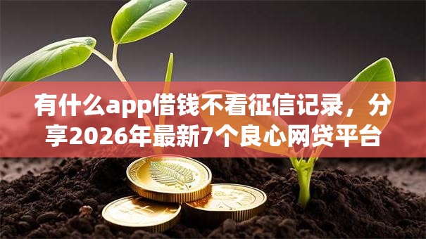 有什么app借钱不看征信记录，分享2026年最新7个良心网贷平台哪些好