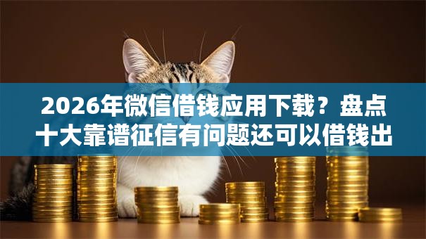 2026年微信借钱应用下载？盘点十大靠谱征信有问题还可以借钱出来的平台