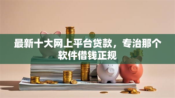 最新十大网上平台贷款，专治那个软件借钱正规