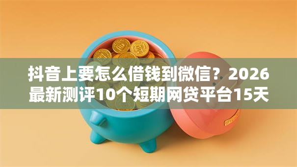 抖音上要怎么借钱到微信？2026最新测评10个短期网贷平台15天