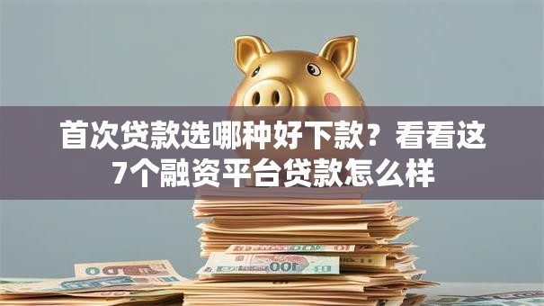 首次贷款选哪种好下款？看看这7个融资平台贷款怎么样