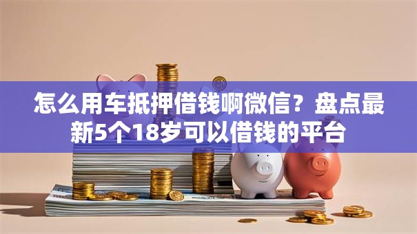 怎么用车抵押借钱啊微信？盘点最新5个18岁可以借钱的平台