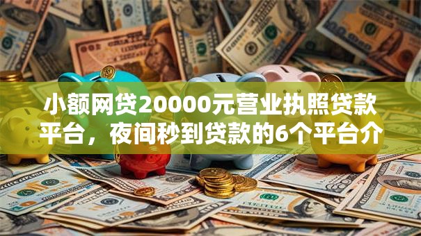 小额网贷20000元营业执照贷款平台，夜间秒到贷款的6个平台介绍