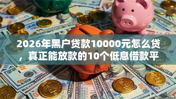 2026年黑户贷款10000元怎么贷，真正能放款的10个低息借款平台推荐