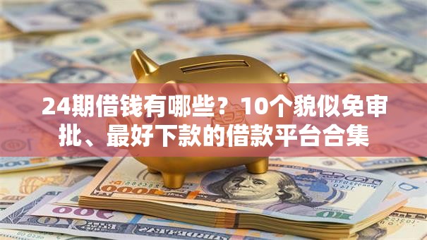 24期借钱有哪些？10个貌似免审批、最好下款的借款平台合集