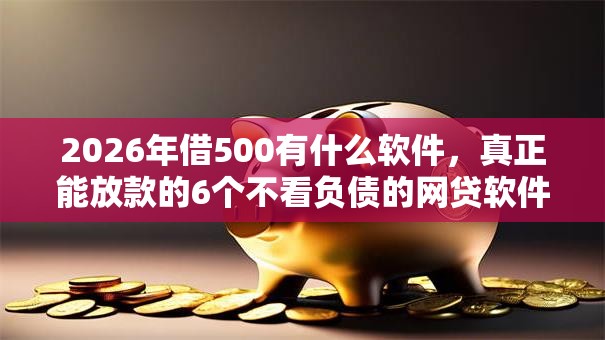 2026年借500有什么软件，真正能放款的6个不看负债的网贷软件推荐