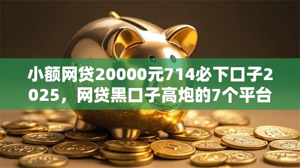 小额网贷20000元714必下口子2025，网贷黑口子高炮的7个平台介绍
