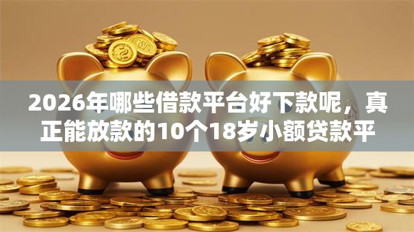 2026年哪些借款平台好下款呢，真正能放款的10个18岁小额贷款平台推荐