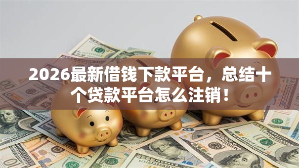 2026最新借钱下款平台,总结十个贷款平台怎么注销! 2026最新借钱下款平台,总结十个贷款平台怎么注销!