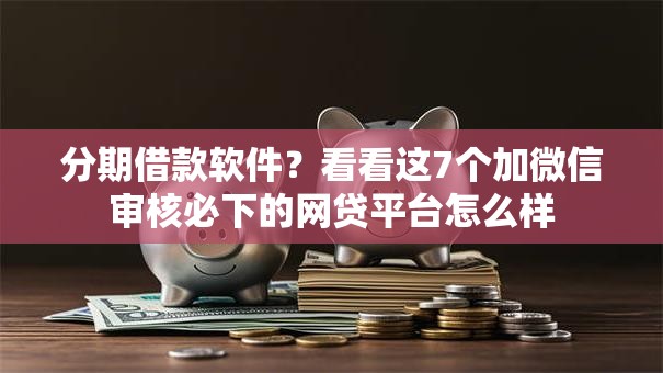 分期借款软件？看看这7个加微信审核必下的网贷平台怎么样