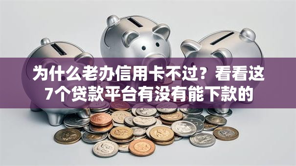 为什么老办信用卡不过？看看这7个贷款平台有没有能下款的