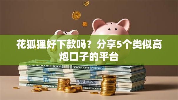 花狐狸好下款吗？分享5个类似高炮口子的平台