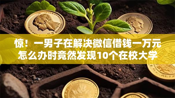 惊！一男子在解决微信借钱一万元怎么办时竟然发现10个在校大学生贷款平台，事后分享了出来